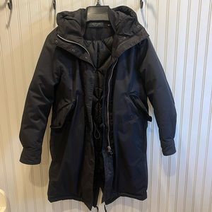 Rag & Bone Black Down Parka